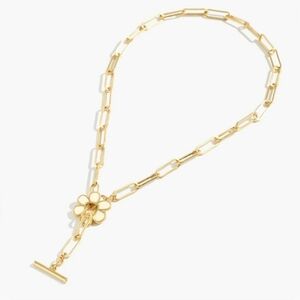Madewell Retro Daisy Enamel Toggle Chain Necklace